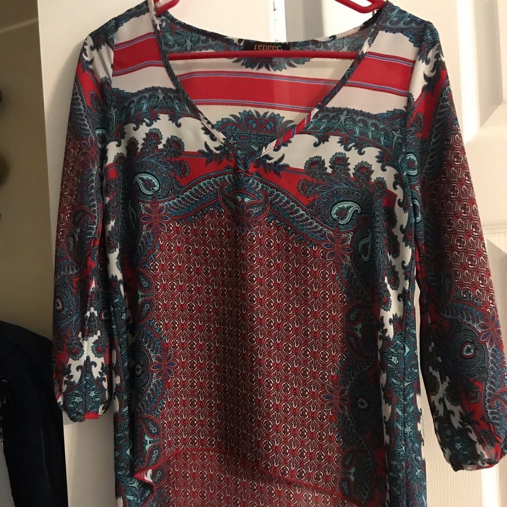 Renee C. High-low Blouse